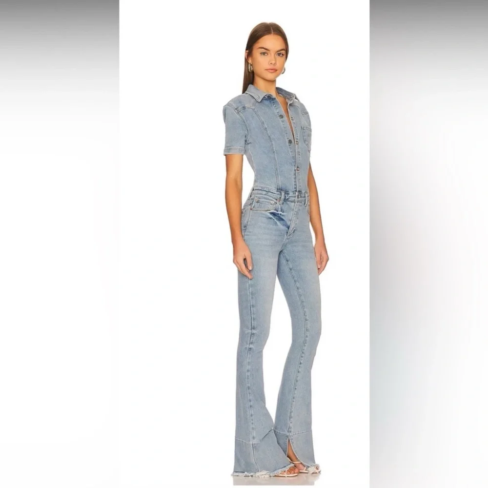 Brand New SER.O.YA Fallon Denim Jumpsuit Size XS - Picture 6 of 17